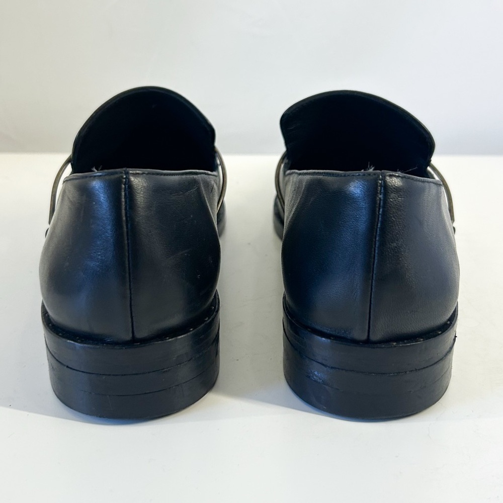 Freda Salvador Midnight Leather Loafers - Picture 5 of 9